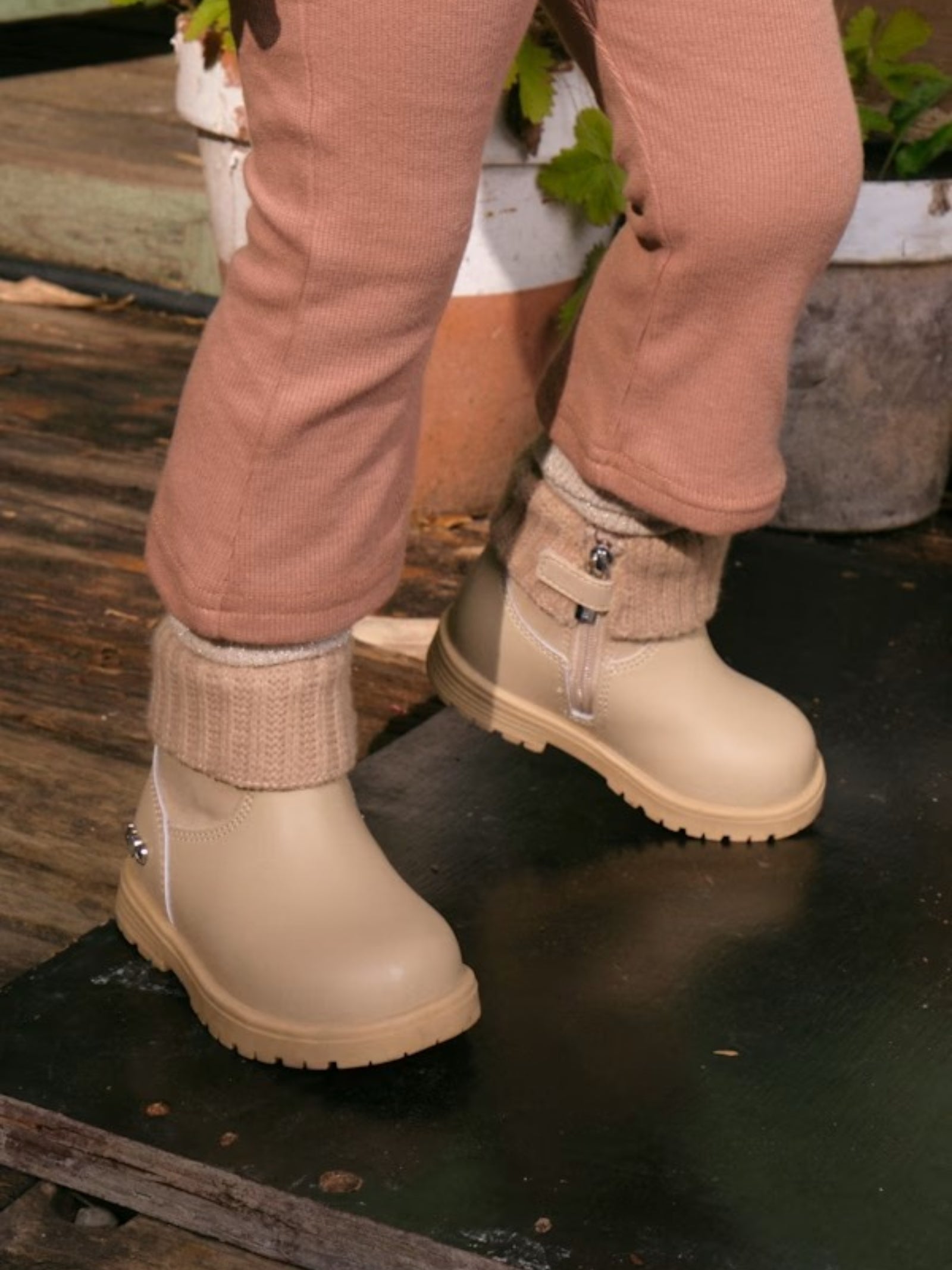 STIVALETTI BEIGE BAMBINA MAYORAL