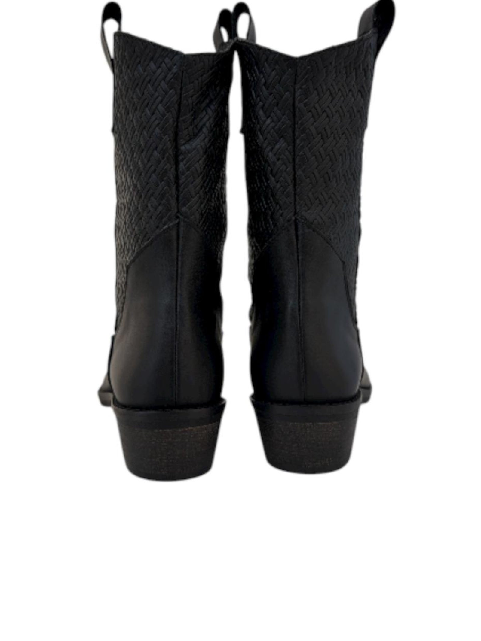 CAMPEROS NERO BAMBINA IN PELLE