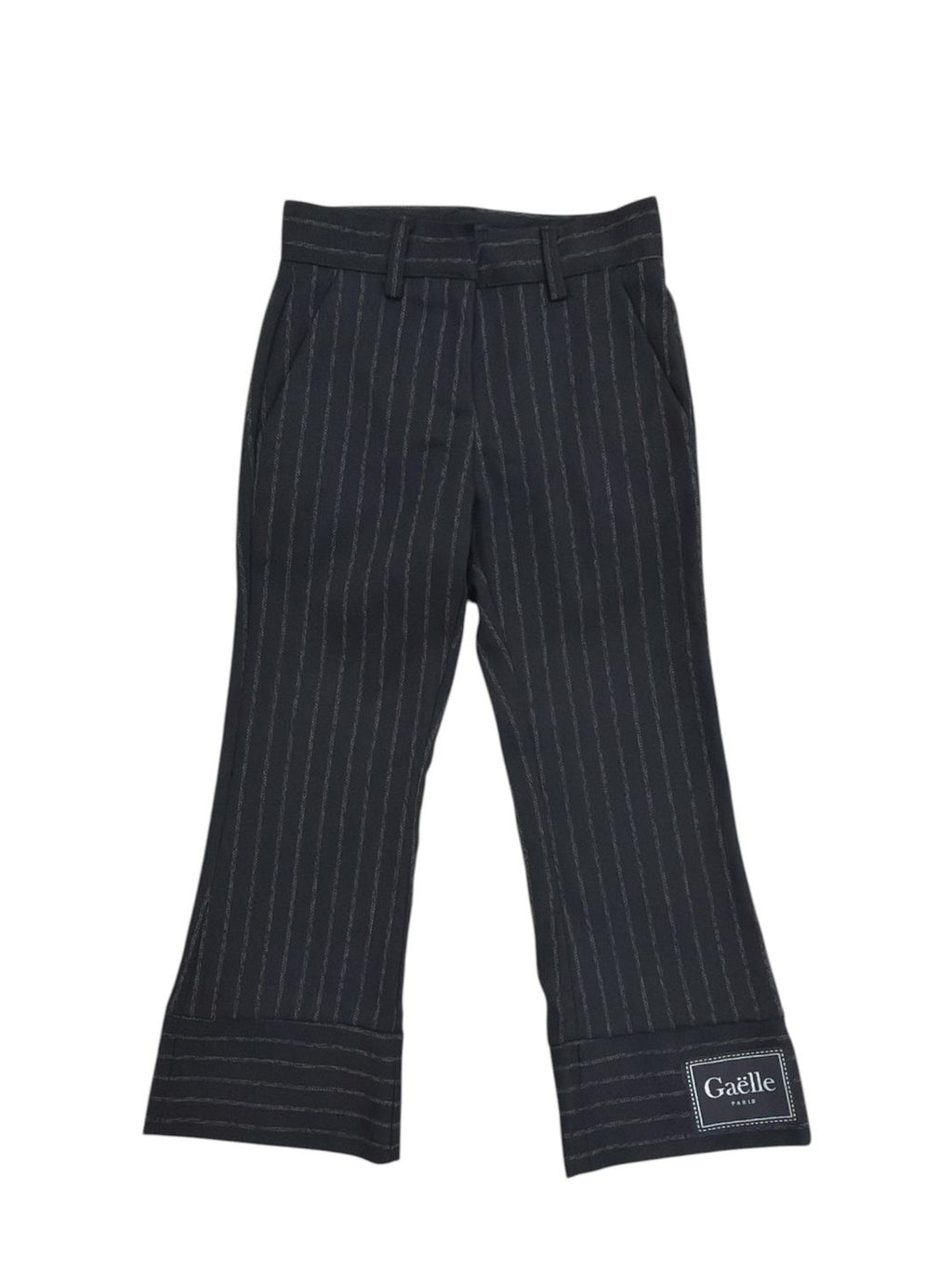 PANTALONE GESSATO NERO BAMBINA GAELLE PARIS