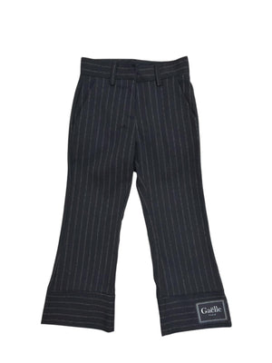 PANTALONE GESSATO NERO BAMBINA GAELLE PARIS