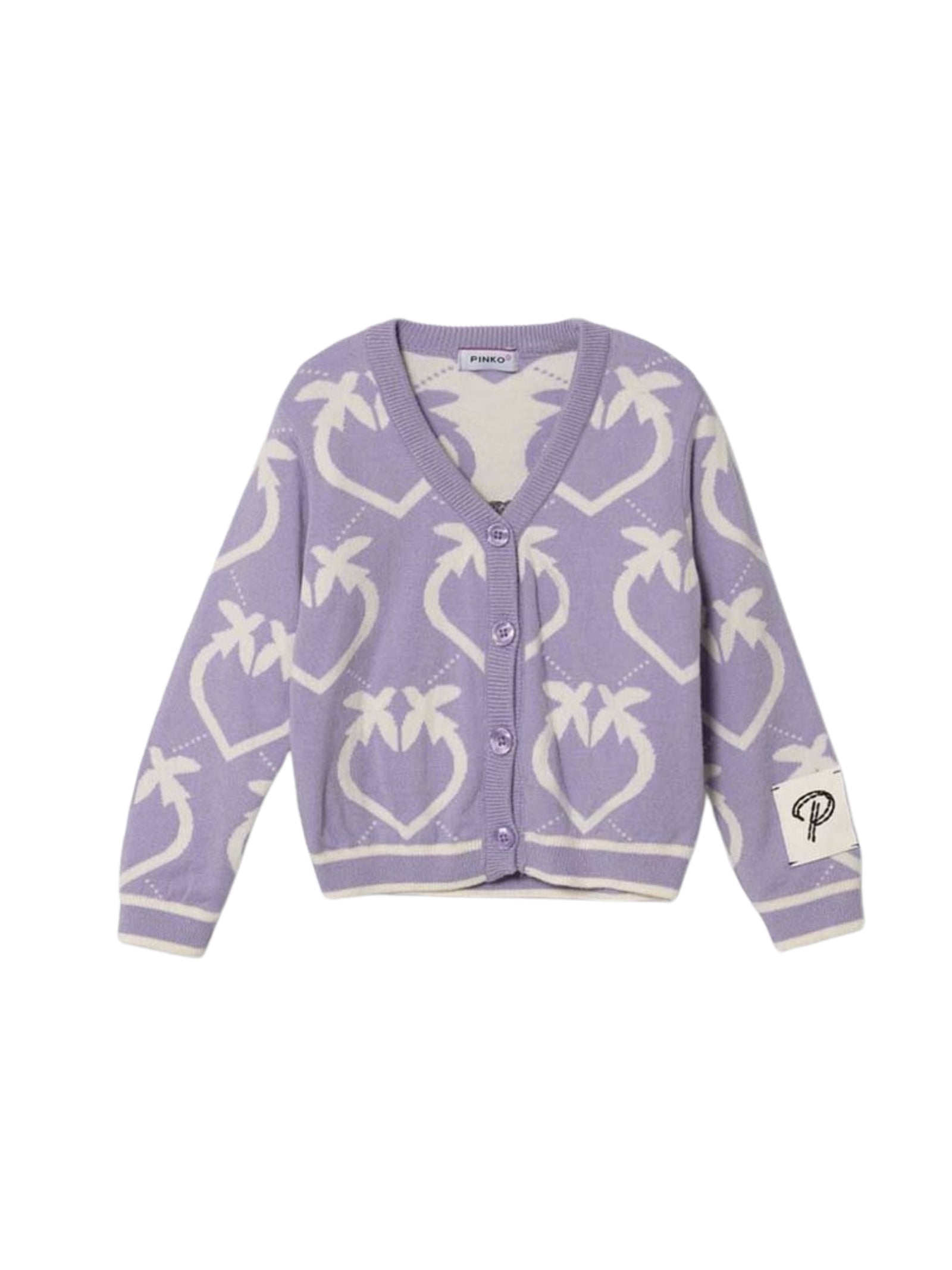 CARDIGAN PINKO LILLA BAMBINA