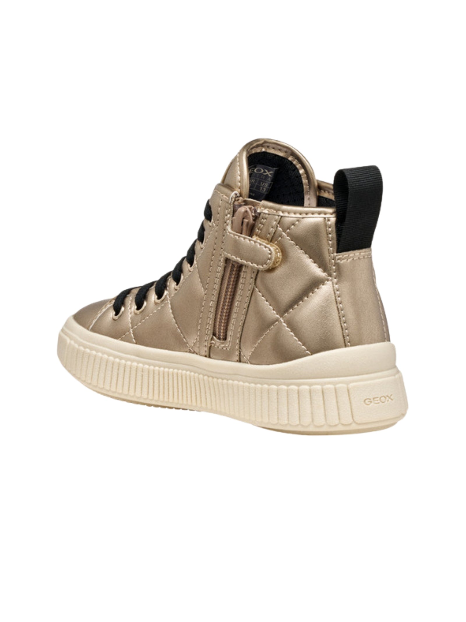 SNEAKERS ALTE PLATINO FGEOX BAMBINA