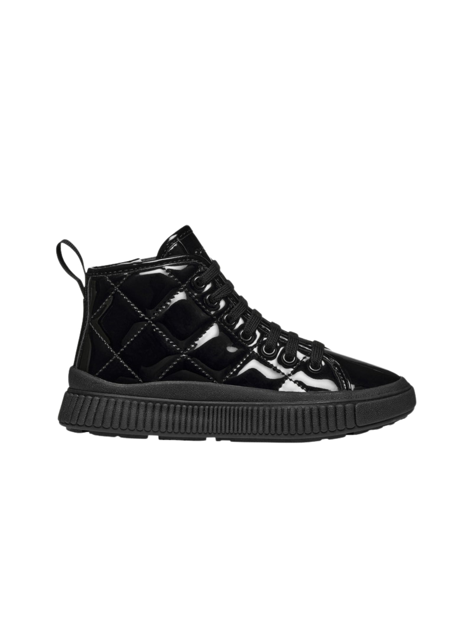 SNEAKERS NERE ALTE LUCIDE GEOX BAMBINA