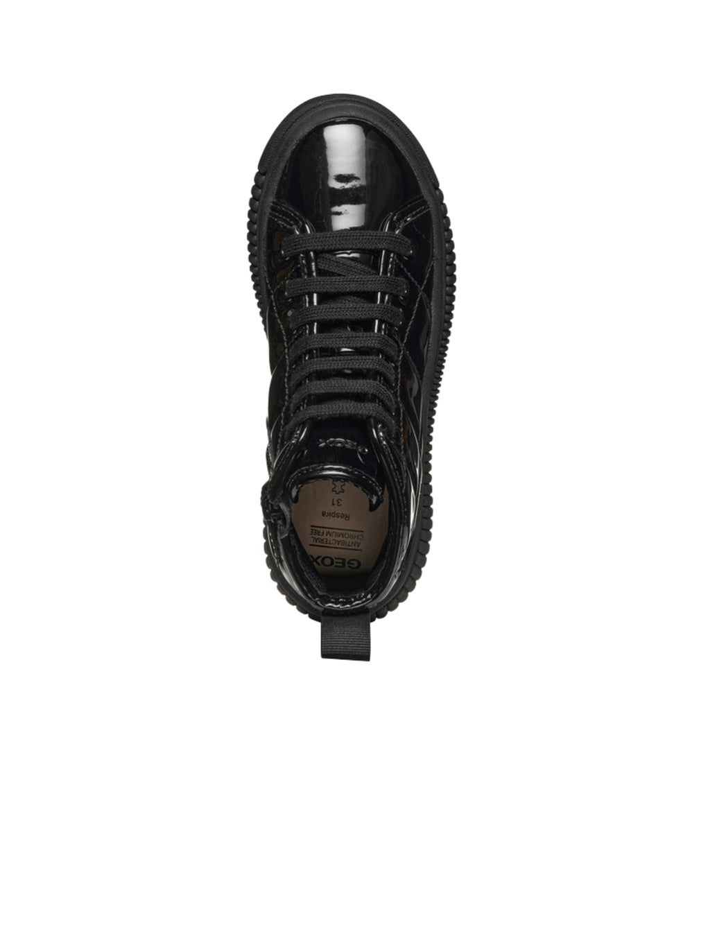 SNEAKERS NERE ALTE LUCIDE GEOX BAMBINA