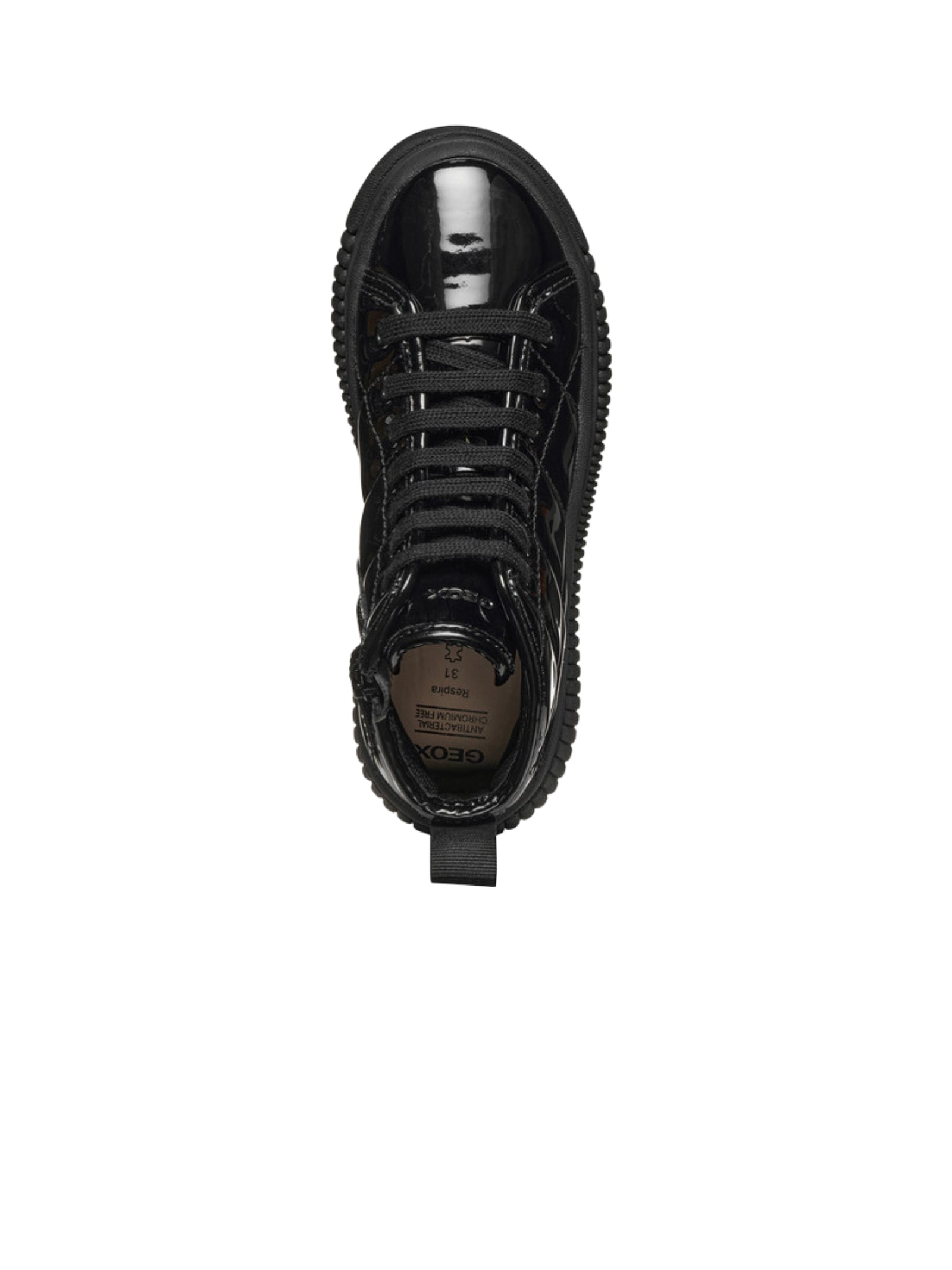 SNEAKERS NERE ALTE LUCIDE GEOX BAMBINA