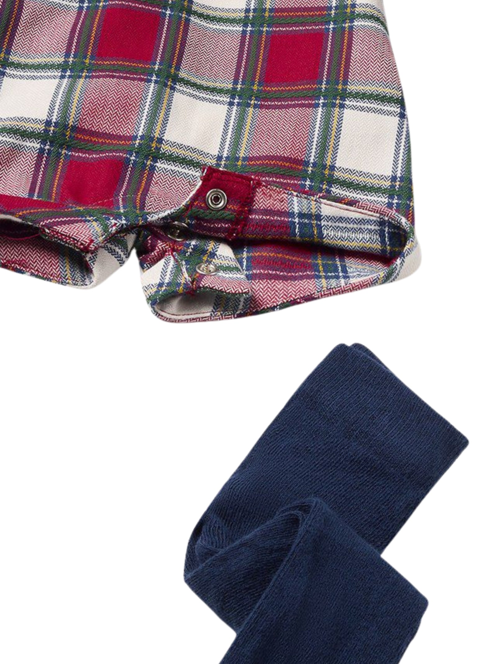 COMPLETO SALOPETTE SCOZZESE NEONATO MAYORAL NEWBOEN