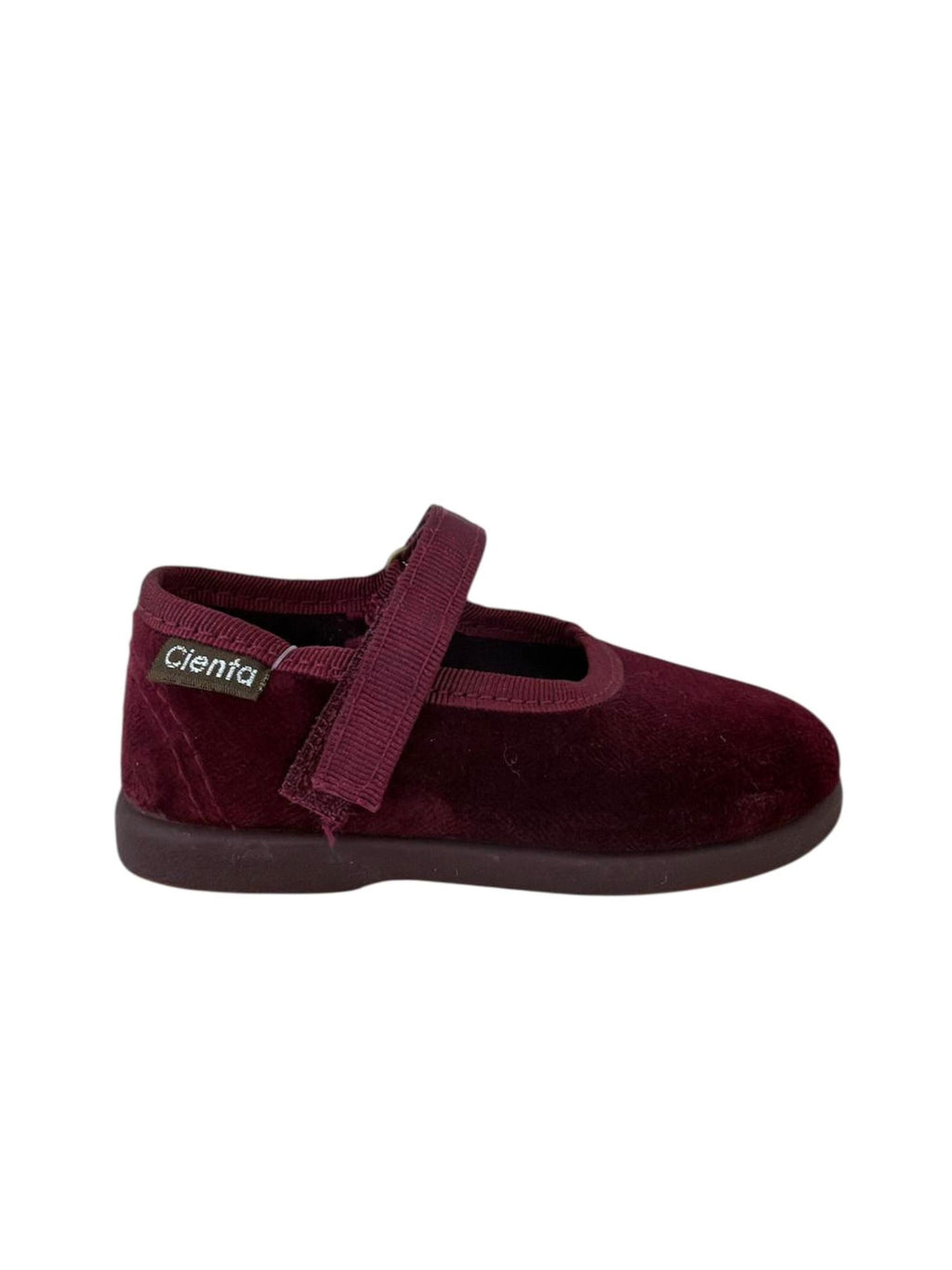 BALLERINE VELLUTO BORDEAUX CIENTA