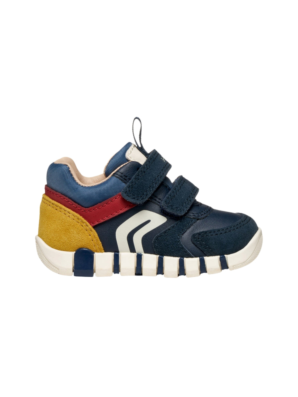 SNEAKERS NAVY RED GEOX BAMBINO