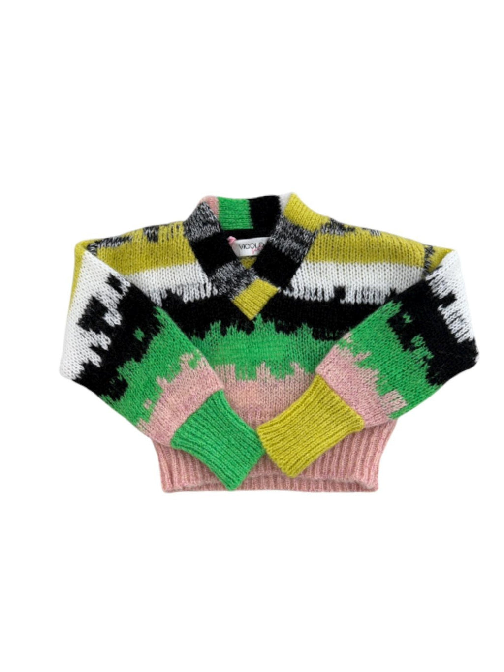 MAGLIONCINO VICOLO MULTICOLOR BAMBINA
