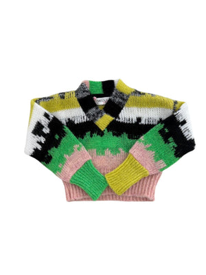 MAGLIONCINO VICOLO MULTICOLOR BAMBINA