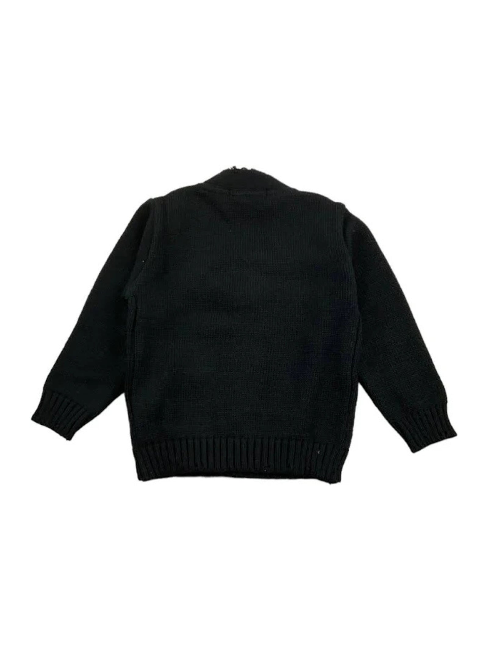 CARDIGAN NERO DANIELE ALESSANDRINI BAMBINO