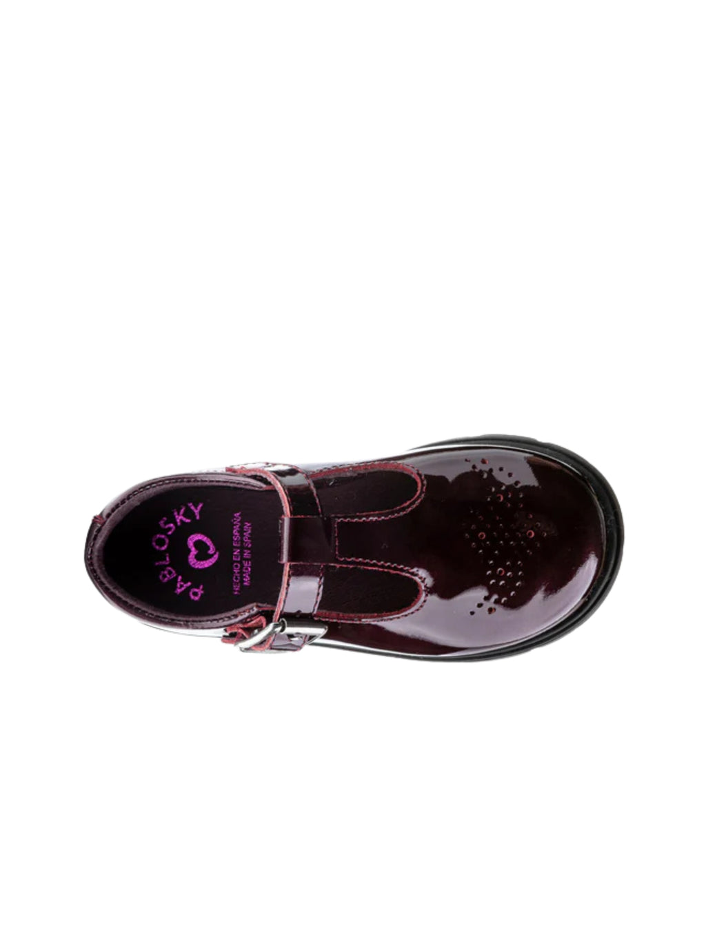 BALLERINE PLATFORM VERNICE BORDEAUX PABLOSKY