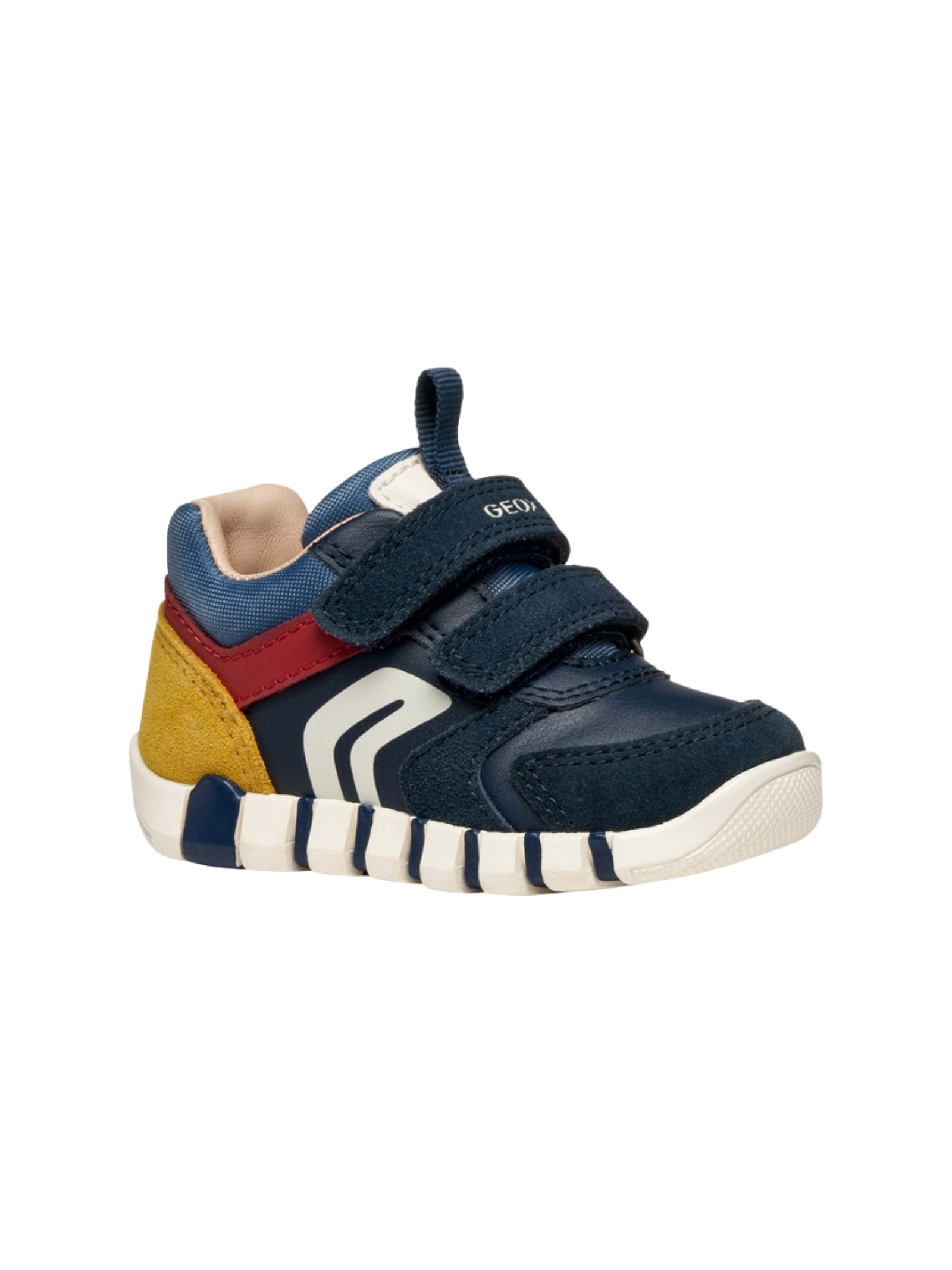 SNEAKERS NAVY RED GEOX BAMBINO