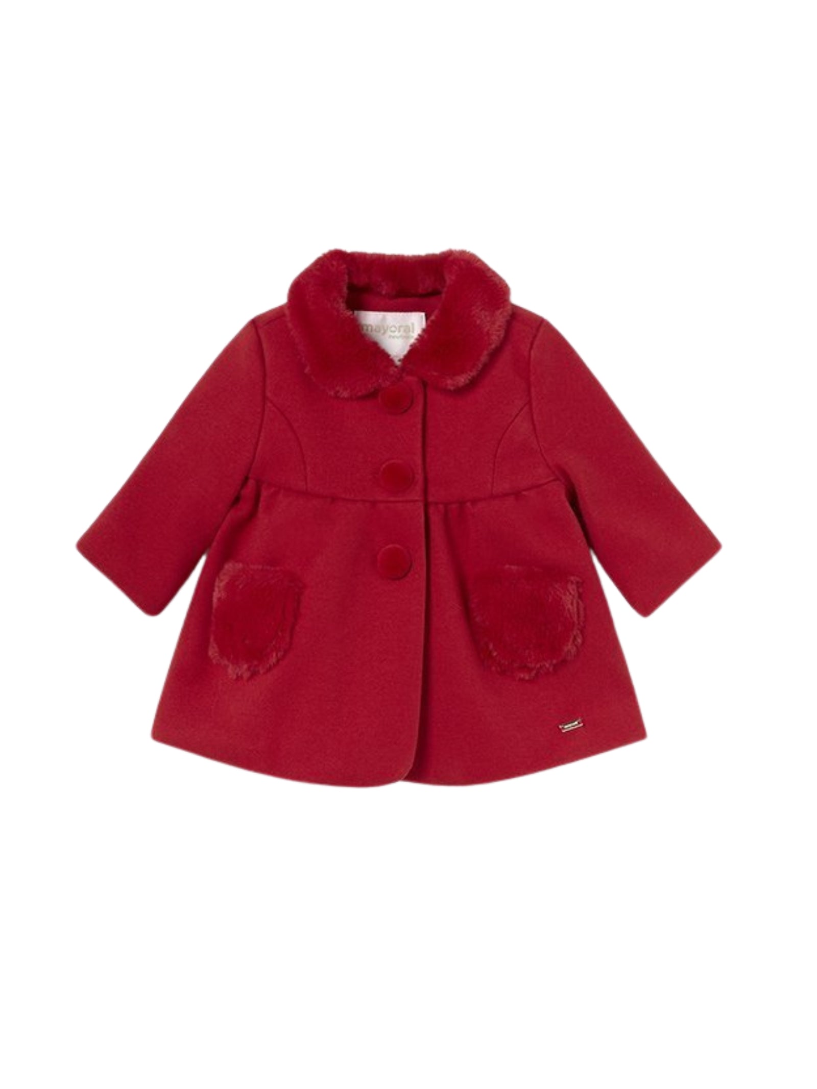CAPPOTTO ROSSO NEONATA MAYORAL NEWBORN