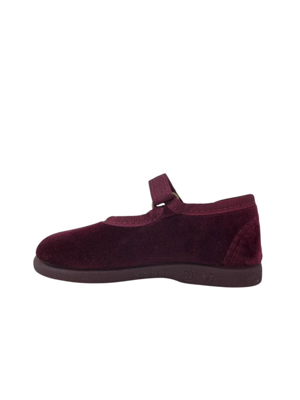 BALLERINE VELLUTO BORDEAUX CIENTA