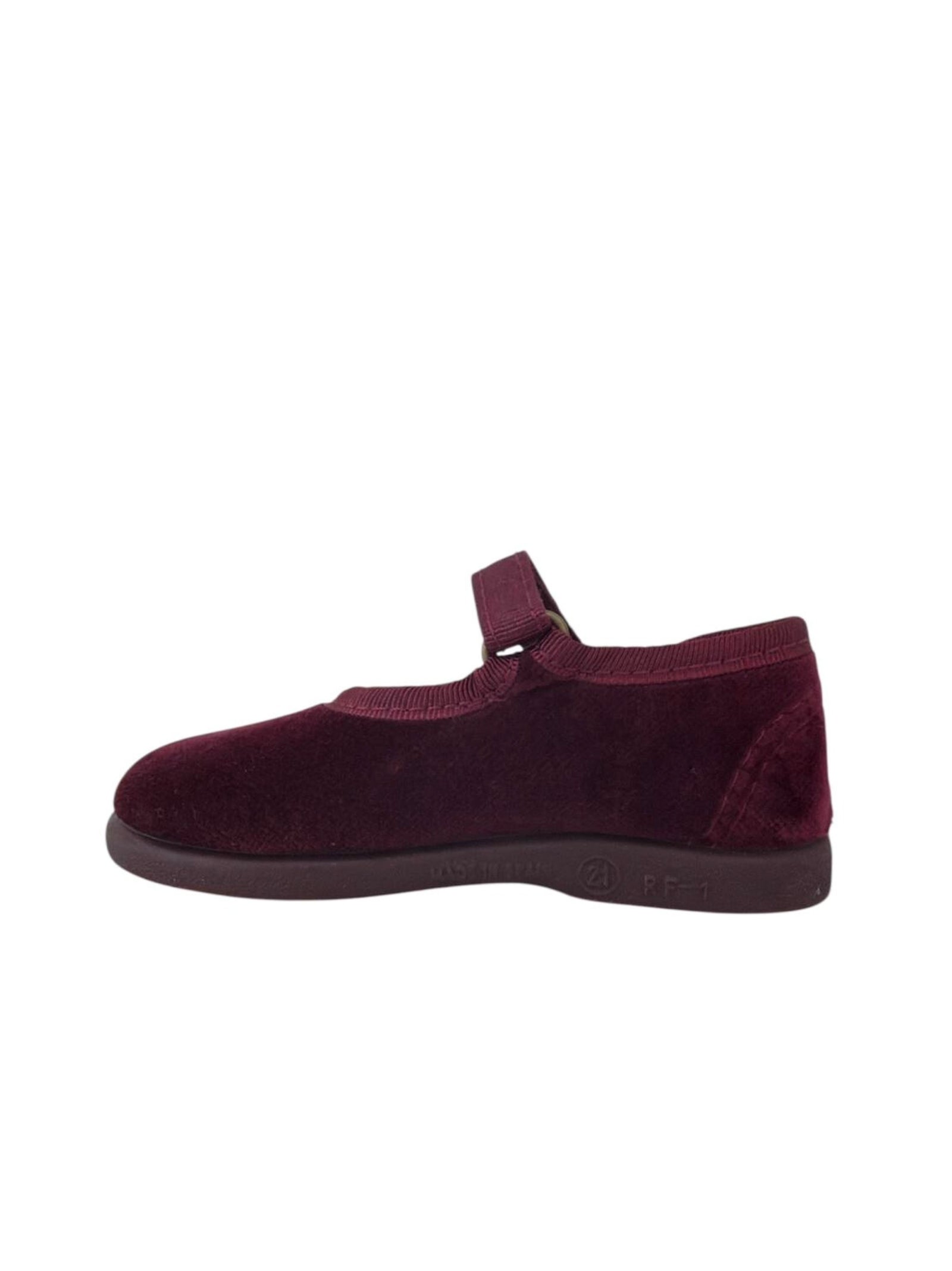 BALLERINE VELLUTO BORDEAUX CIENTA