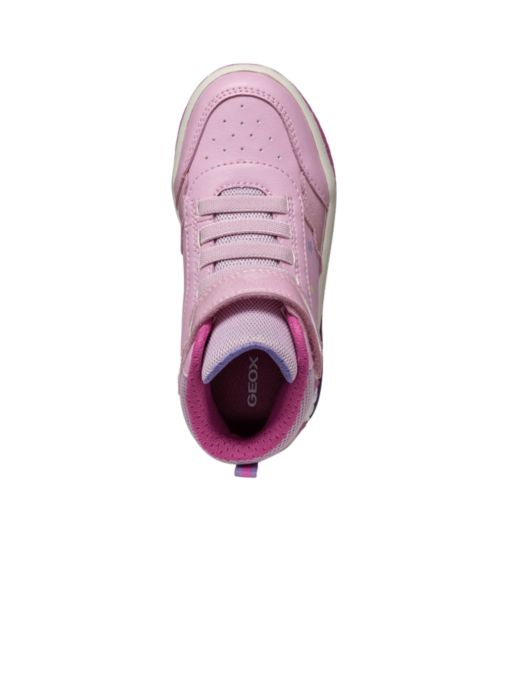 SNEAKERS UNICORNO LUCI ROSA GEOX BAMBINA