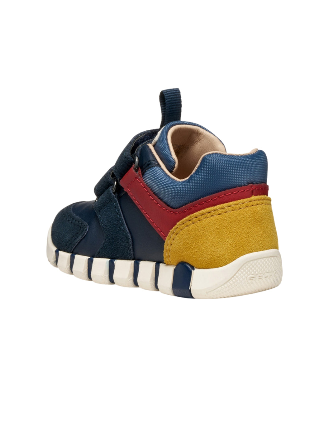 SNEAKERS NAVY RED GEOX BAMBINO
