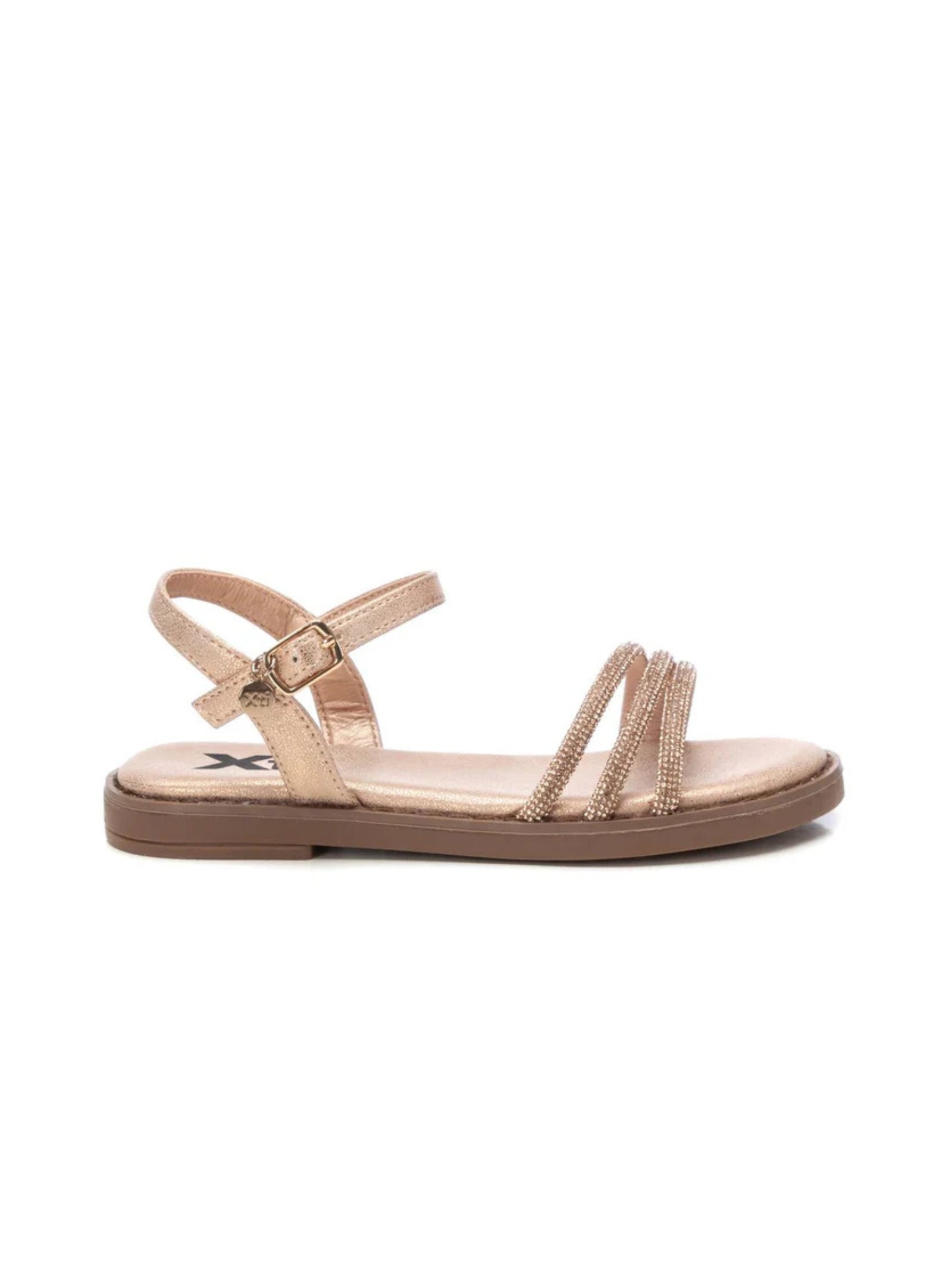 SANDALI XTI STRASS BAMBINA ROSA GOLD